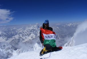 A nagyváradi Varga Csaba megmászta a Manaszlut