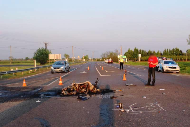 80 éves nő okozott balesetet Debrecennél