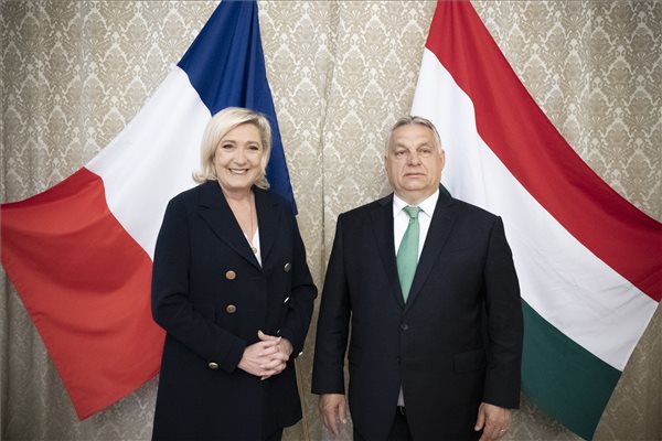 Orbán Viktor és Marine Le Pen