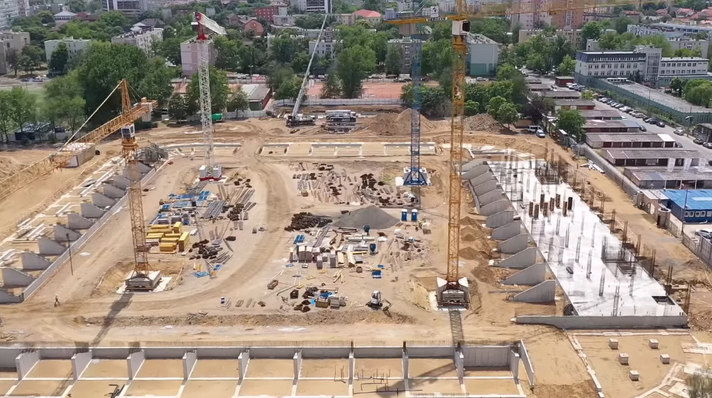 Nyíregyházi stadion épíése