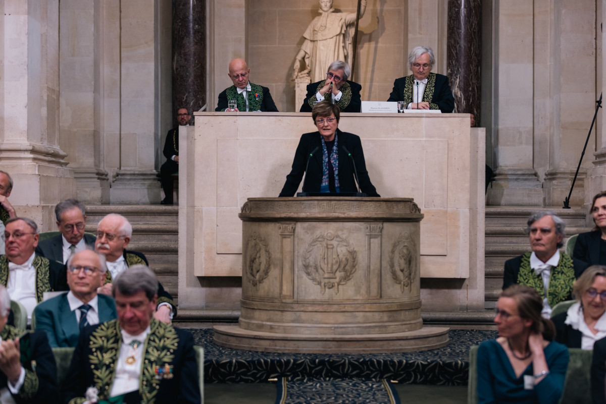 Karikó Katalin székfoglalója a francia Természettudományi Akadémián