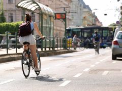 Új kerékpársáv Szegeden