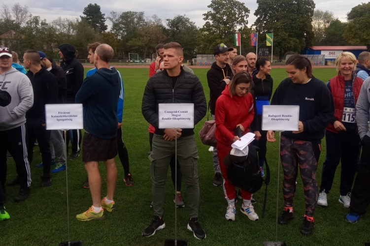 Csongrád-Csanád megyei rendőrök atlétika