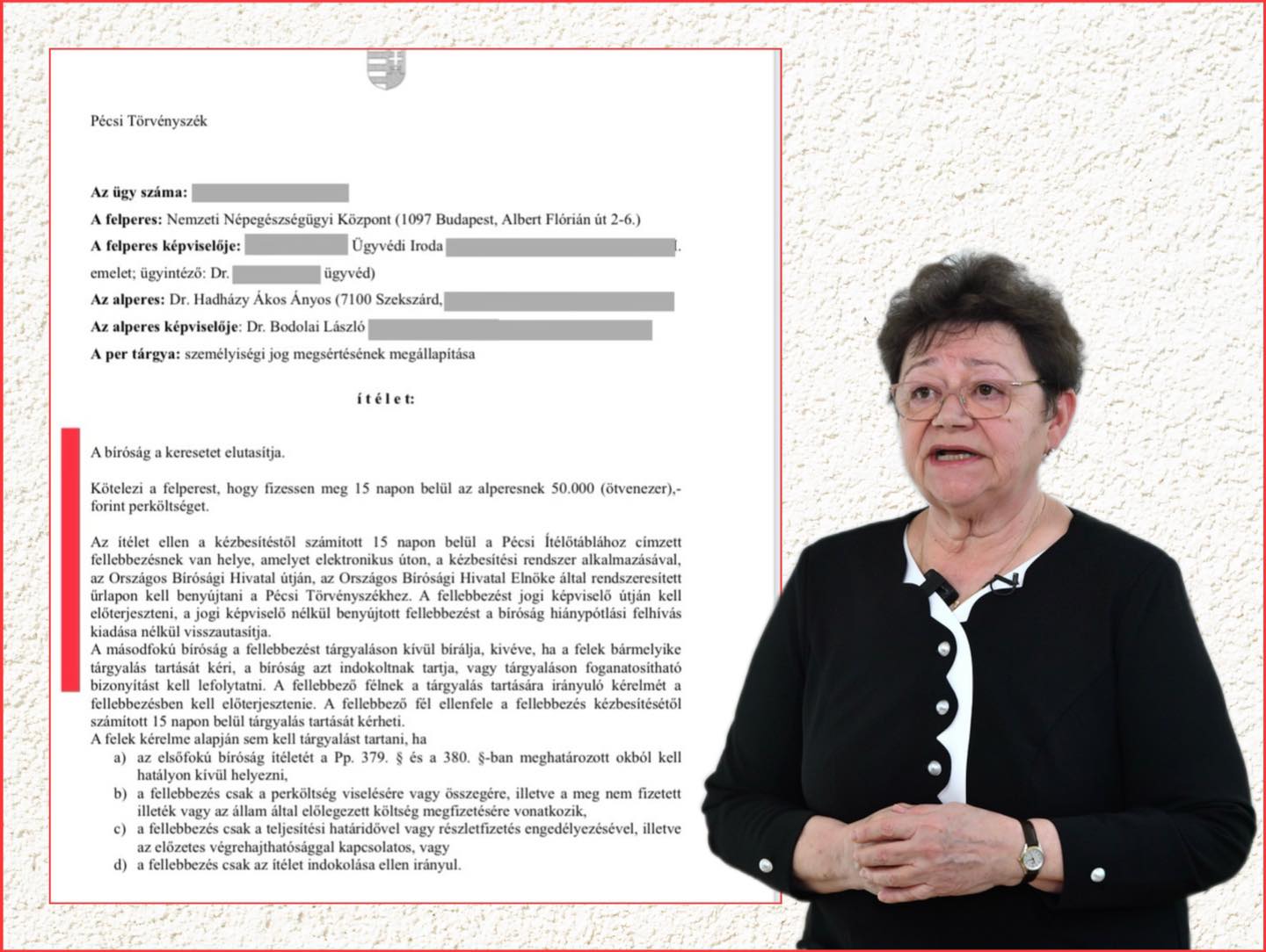 Hadházy Ákos Müller Cecília per