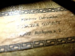 Tanczer-hegedű Debrecen