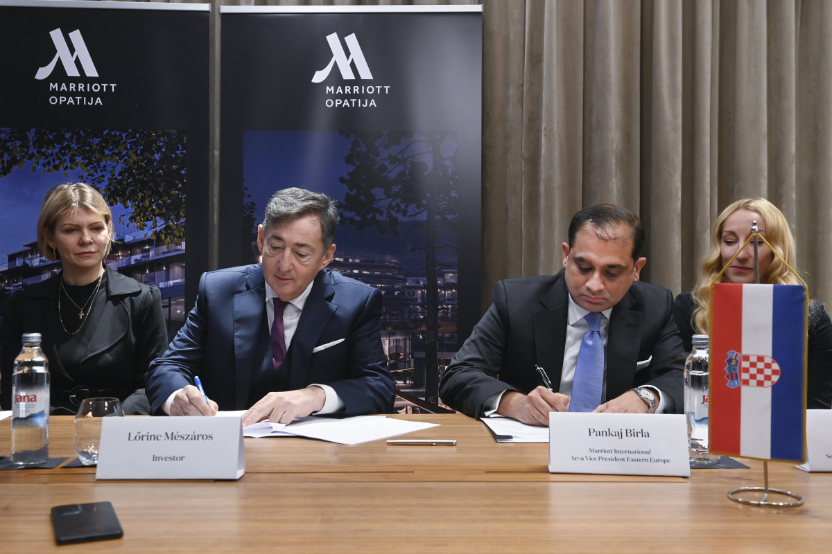 Mészáros Lőrinc Horvátország Marriott