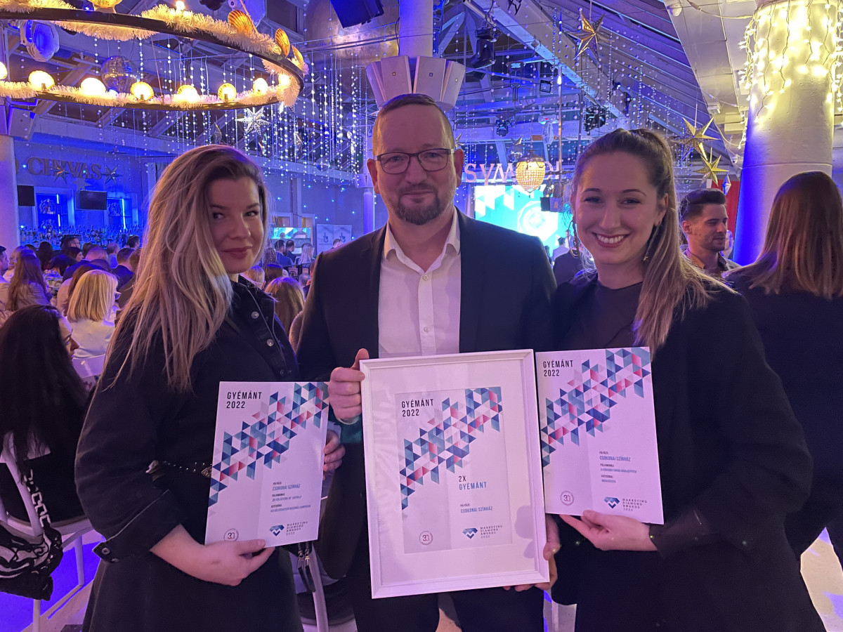 Két Marketing Diamond díjat nyert a Csokonai Színház