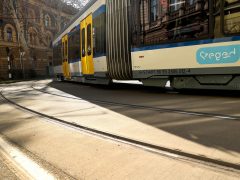 Szeged, Tram train, vasútvillamos, közlekedés, tömegközlekedés, utazás, MÁV , sín