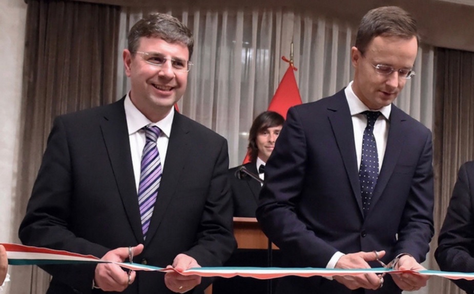 Szijjártó Péter és Kaleta Gábor