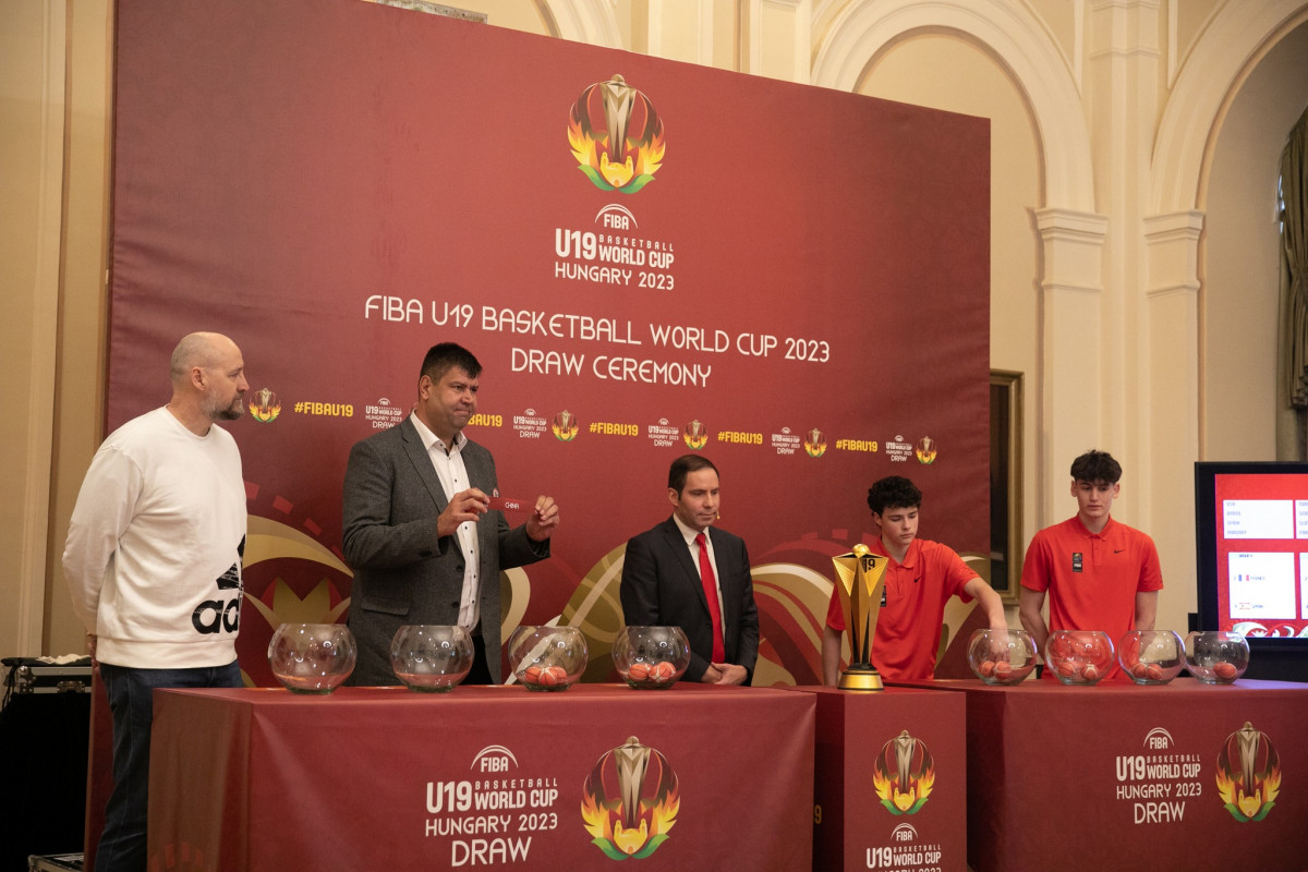 U19-es férfi kosárlabda világbajnokság sorosolása Debrecenben