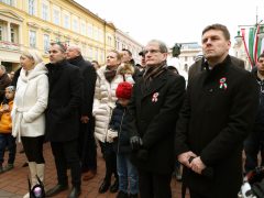 Szeged, március 15., Klauzál tér, megemlékezés