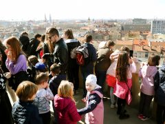 Szeged, Szent István tér, víztorony, kiállítás, látkép, város