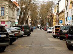 Szeged, Gogol utca, felújítás, parkolás, belváros