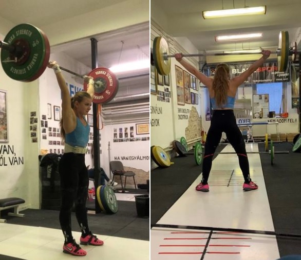 Kecskés Karina debreceni súlyemelő