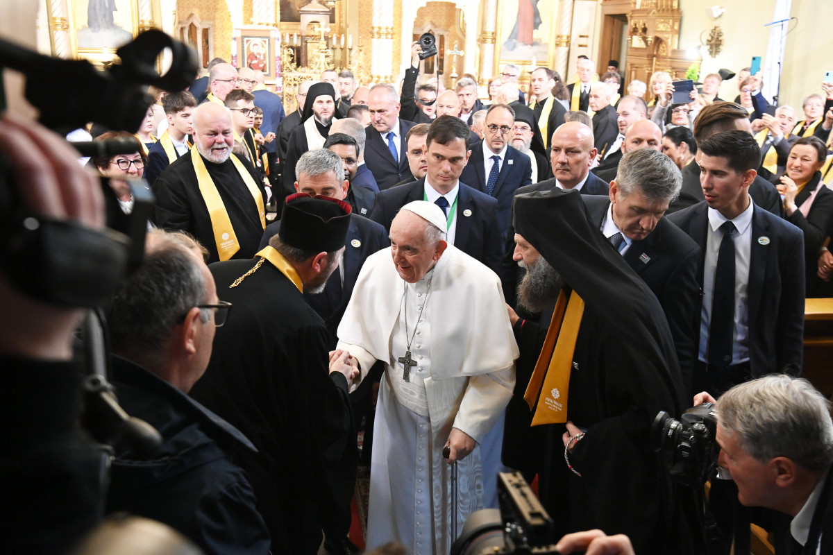 Kocsis Fülöp és Ferenc pápa