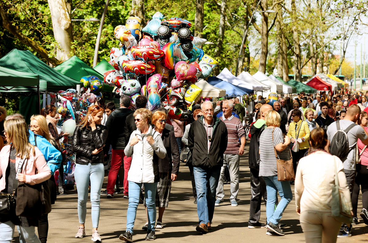 Szeged, majális, május 1., újszegedi liget, szórakozás