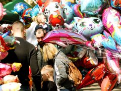 Szeged, majális, május 1., újszegedi liget, szórakozás