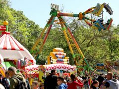 Szeged, majális, május 1., újszegedi liget, szórakozás