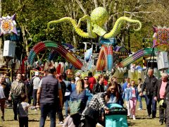 Szeged, majális, május 1., újszegedi liget, szórakozás