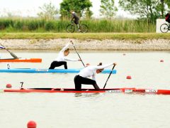 Szeged, ICF Gyorsasági és Para Kajak-Kenu Világkupa, sport, kajak-kenu, Maty-ér , Csorba Zsófia, Kisbán Zsófia