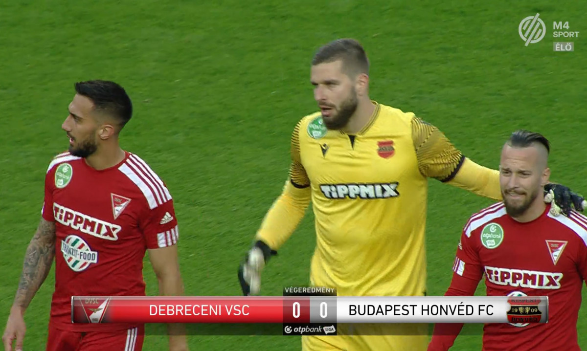 DVSC-Honvéd 0-0