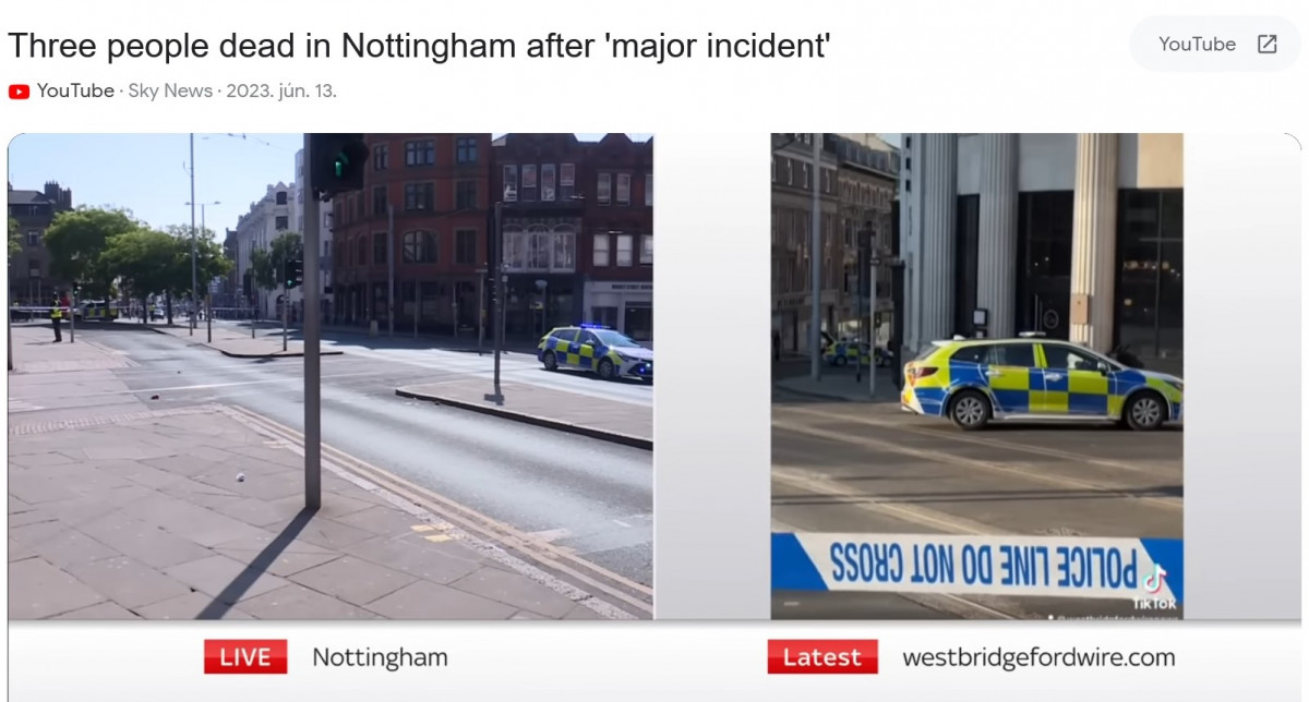 Több halálos áldozat Nottinghamben