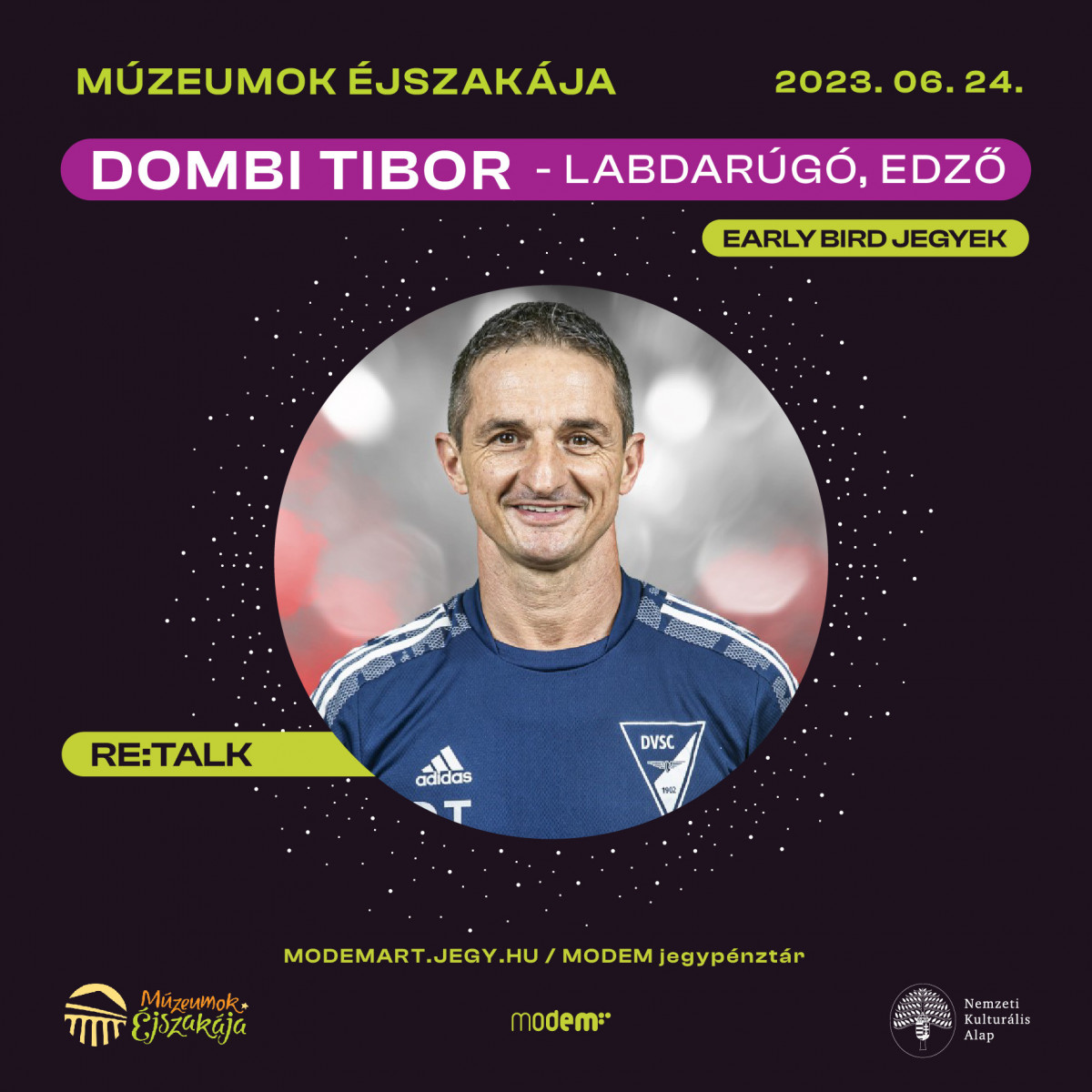 Múzeumok éjszakája Debrecen Dombi Tibor