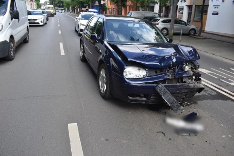 Baleset Debrecen belvárosában