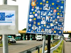 röszkei határátkelő, határ, ellenőrzés, vám, kiutazás, beutazás, forgalom