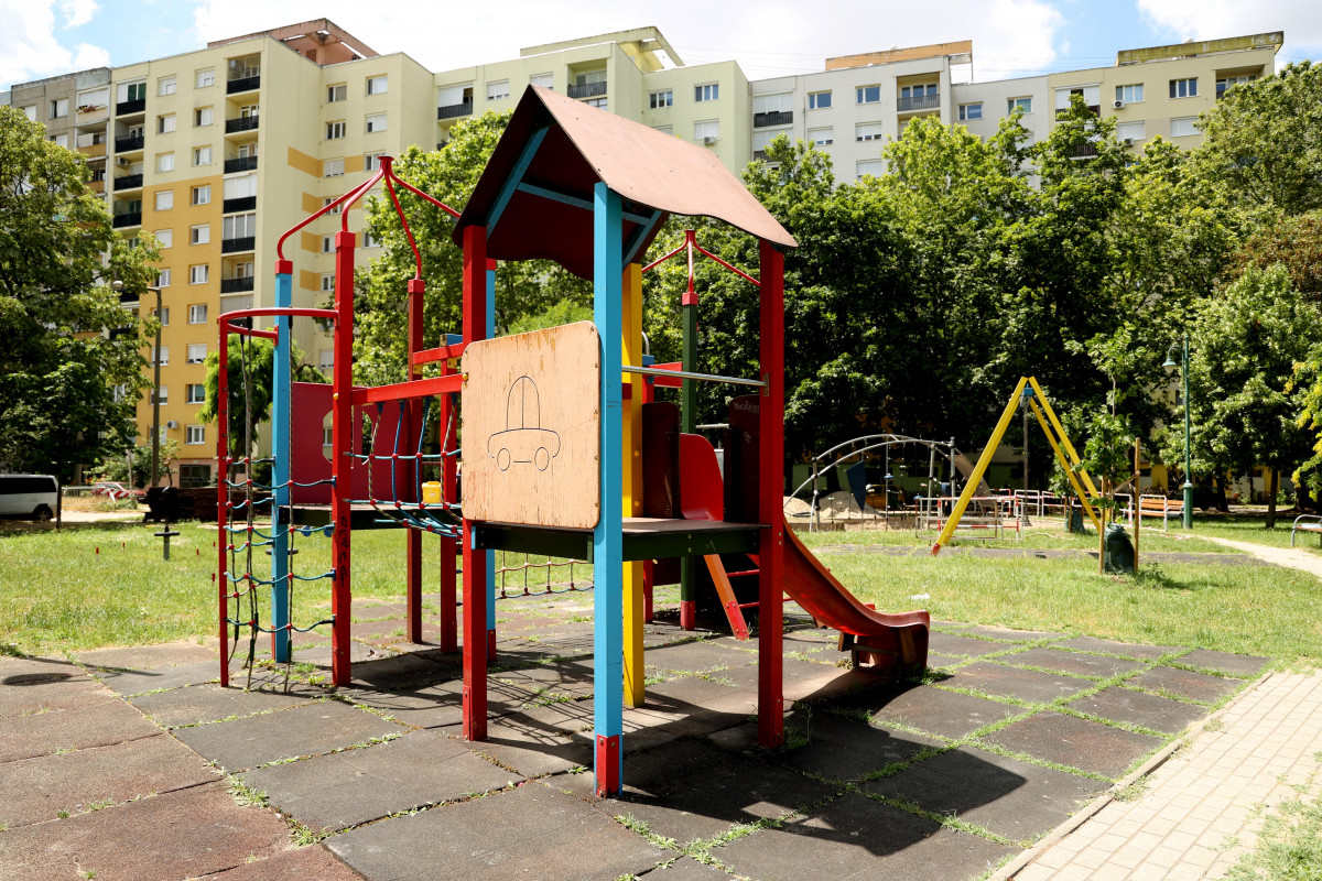 Szeged, Zöld város program, Felsőváros, felújítás, beruházás, játszótér, park