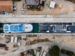 Bahart kompok a Balatonon