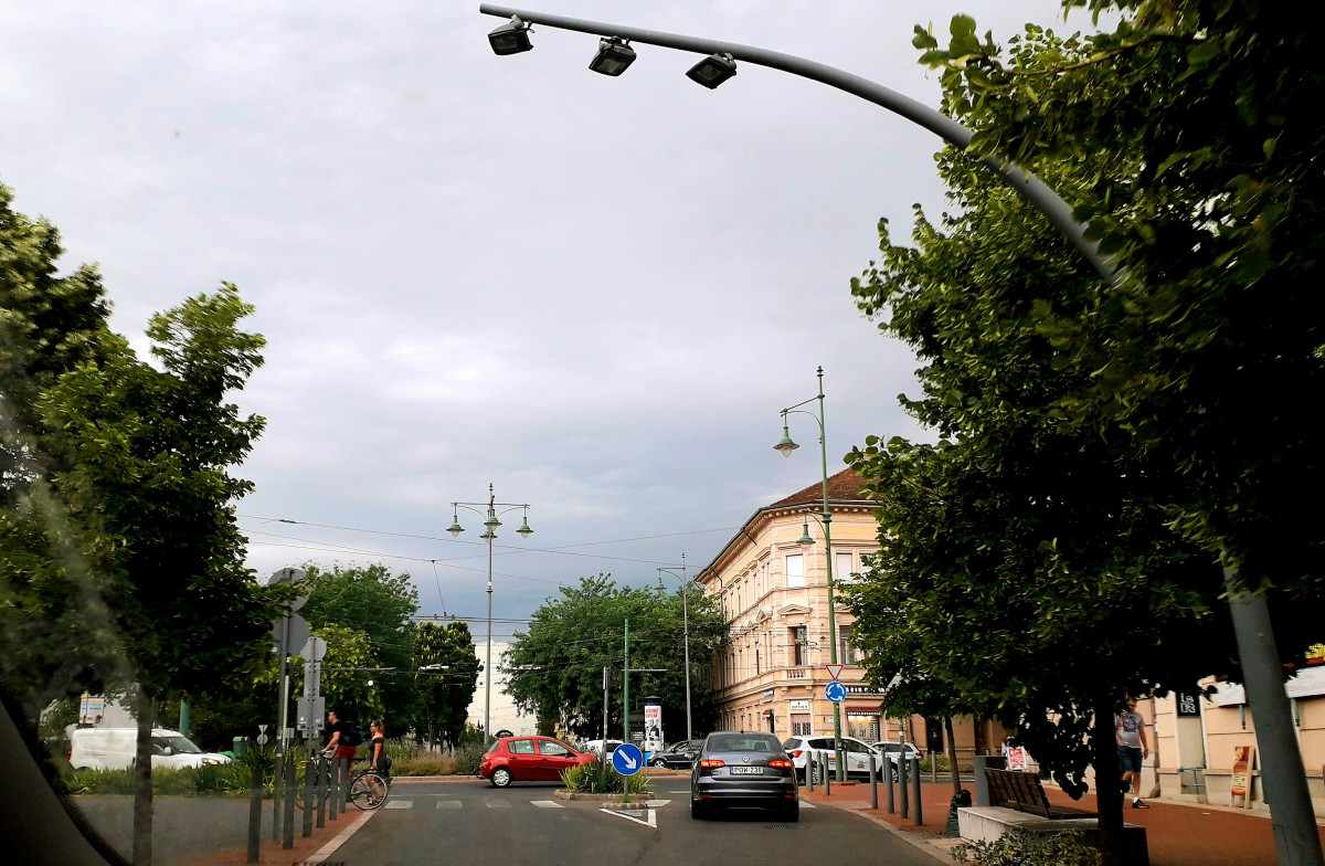 Szeged, időjárás, vihar, felhő, nyár, Somogyi utca