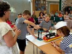 Szeged, Kamara, robotika tábor, robot, bemutató