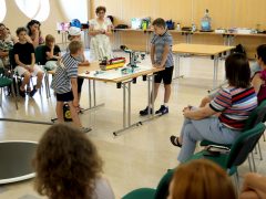 Szeged, Kamara, robotika tábor, robot, bemutató