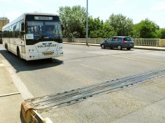 Szeged, Magyar Közút, javítás, Bertalan híd, dilatáció, autó, forgalom, közlekedés