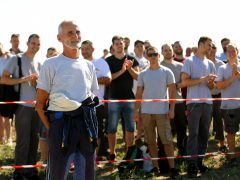 Szatymaz, CE Glass, üzem, gyár, gazdaság, csarnokavató, csarnok, Besenyei Péter, légi bemutató