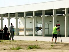 Szatymaz, CE Glass, üzem, gyár, gazdaság, csarnokavató, csarnok, Besenyei Péter, légi bemutató