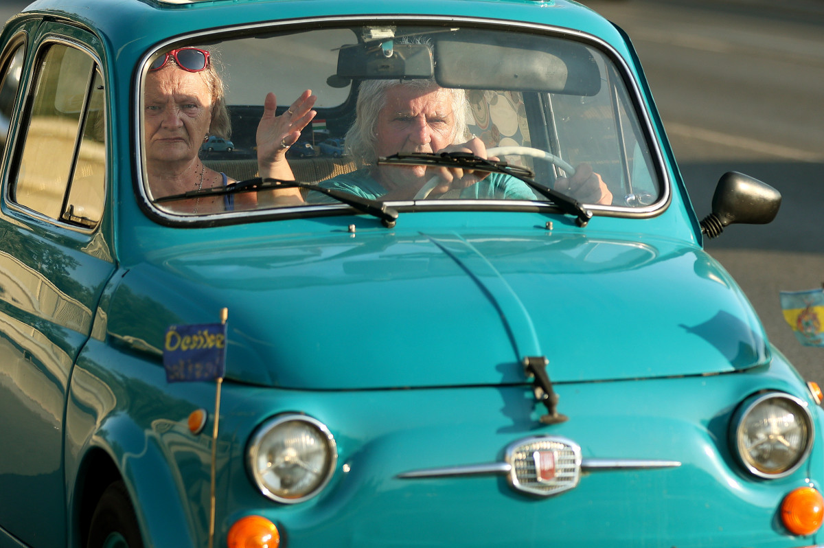 Szeged, XIV. Dél-Alföldi Veteránjármű Találkozó, veterán autó, Bertalan híd