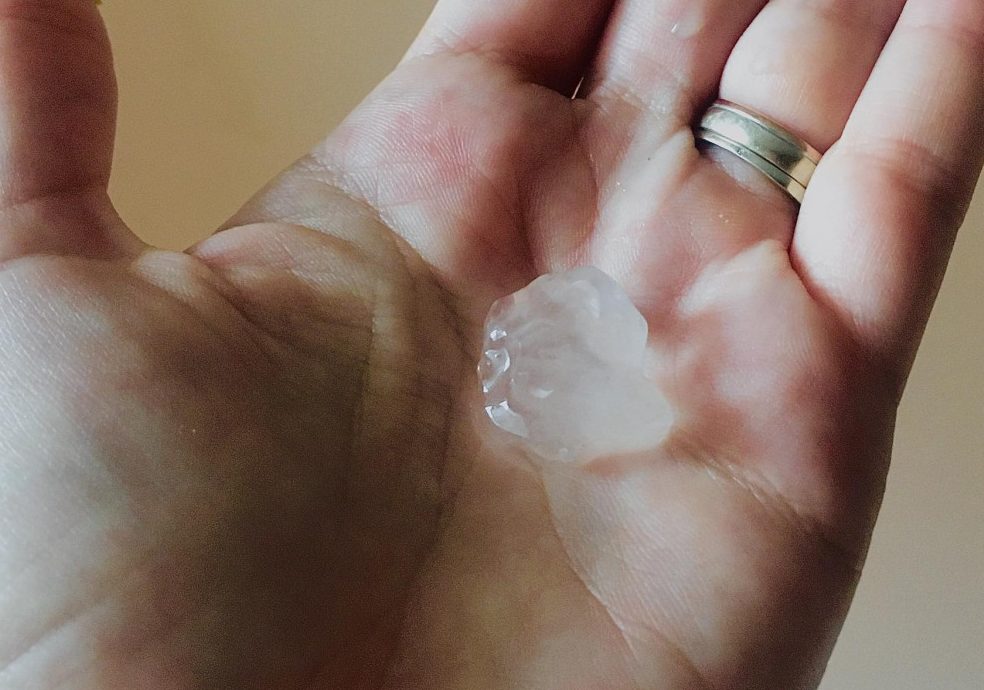 Jégeső Debrecenben