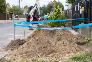 Hun utca közműfejlesztés Papp László