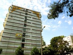 Szeged, szegedi szecesszió múzsája, Székely sor, tízemeletes ház, panel, falfestés