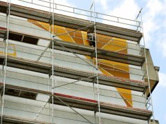 Szeged, szegedi szecesszió múzsája, Székely sor, tízemeletes ház, panel, falfestés