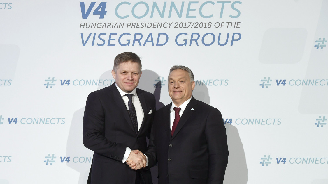 Robert Fico és Orbán Viktor