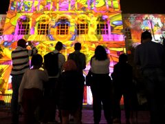 Szeged, Szegedi Tudományegyetem, 27. Őszi Kulturális Fesztivál, megnyitó, kultura, fényfestés, rektori, egyetem