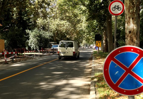 Szeged, Vízmű, ivóvízhálózat, rekonstrukció Fő fasor, lezárás, felújítás, busz, forgalom