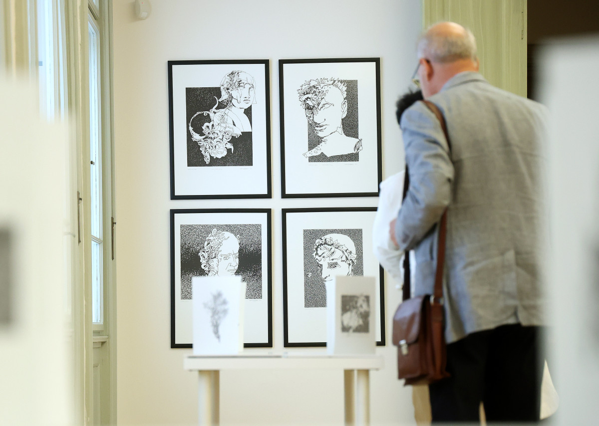 Szeged, Sárkány Győző, Létidő, kiállítás, Reök palota, kultura, művészet, grafika