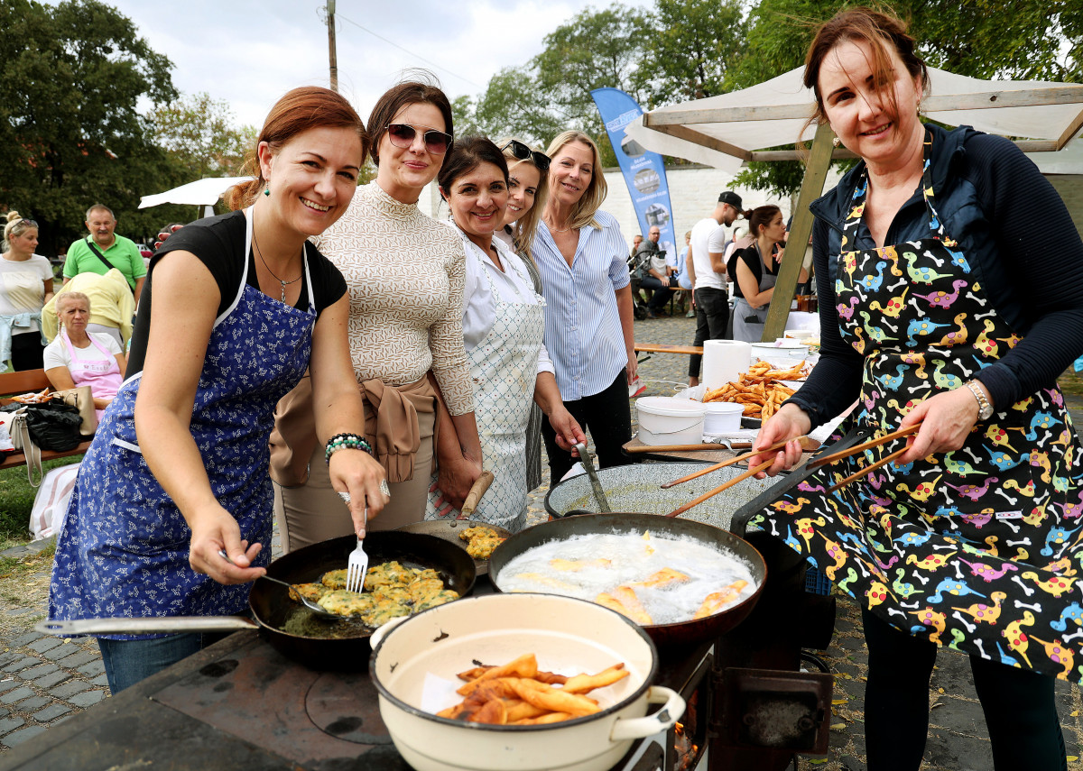 Szeged, V. Szent Ferenc jótékonysági főzés, főzés, adomány, jótékonyság, Mátyás tér