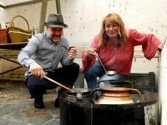 Szeged, V. Szent Ferenc jótékonysági főzés, főzés, adomány, jótékonyság, Mátyás tér