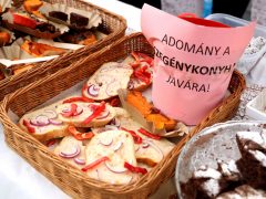 Szeged, V. Szent Ferenc jótékonysági főzés, főzés, adomány, jótékonyság, Mátyás tér