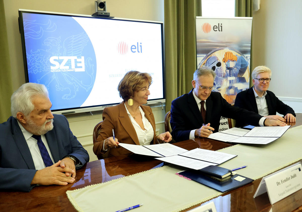 Szeged, Szegedi Tudományegyetem, SZTE, ELI ERIC, megállapodás, egyetem